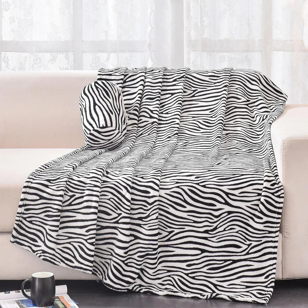 Luipaardprint Fleece Deken – Superzachte Flanellen Plaid voor Extra Comfort
