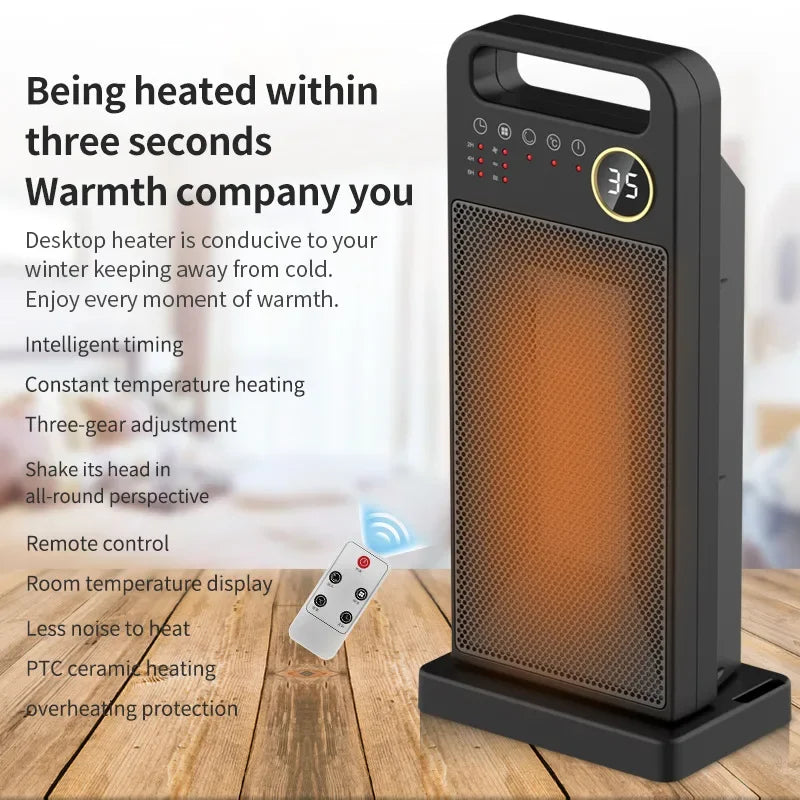 2000W Elektrische Verwarming met Afstandsbediening en Touchscreen