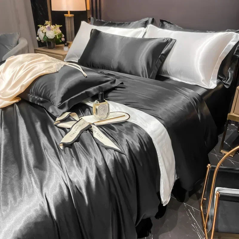 Exclusief Zijde Bedlinnen Set – Luxe bedlinnen van 100% zijde voor optimaal slaapcomfort