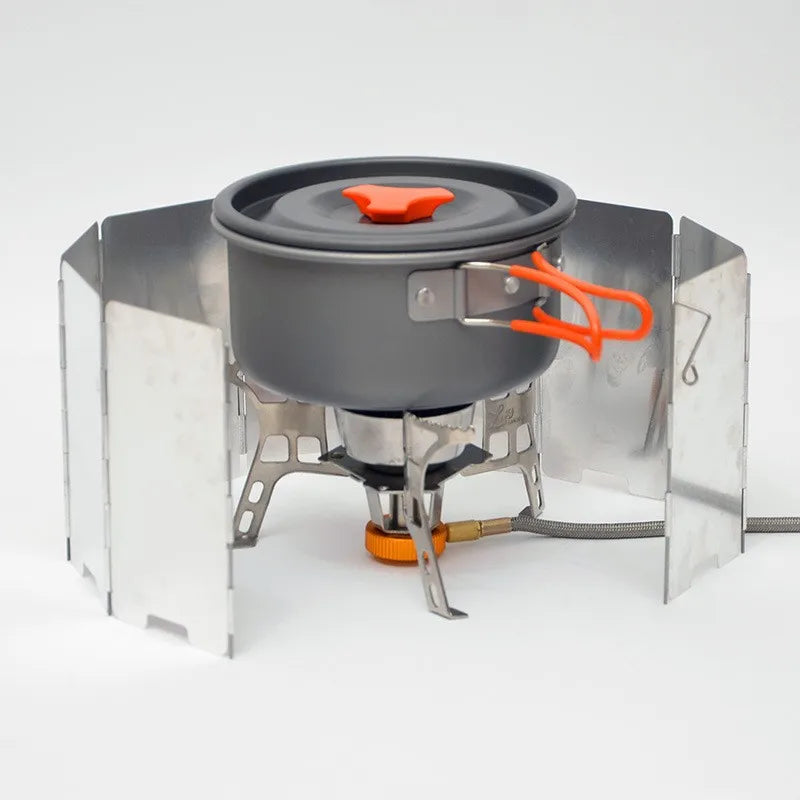 Windscherm voor Campingbrander – Efficiënt Koken bij Wind