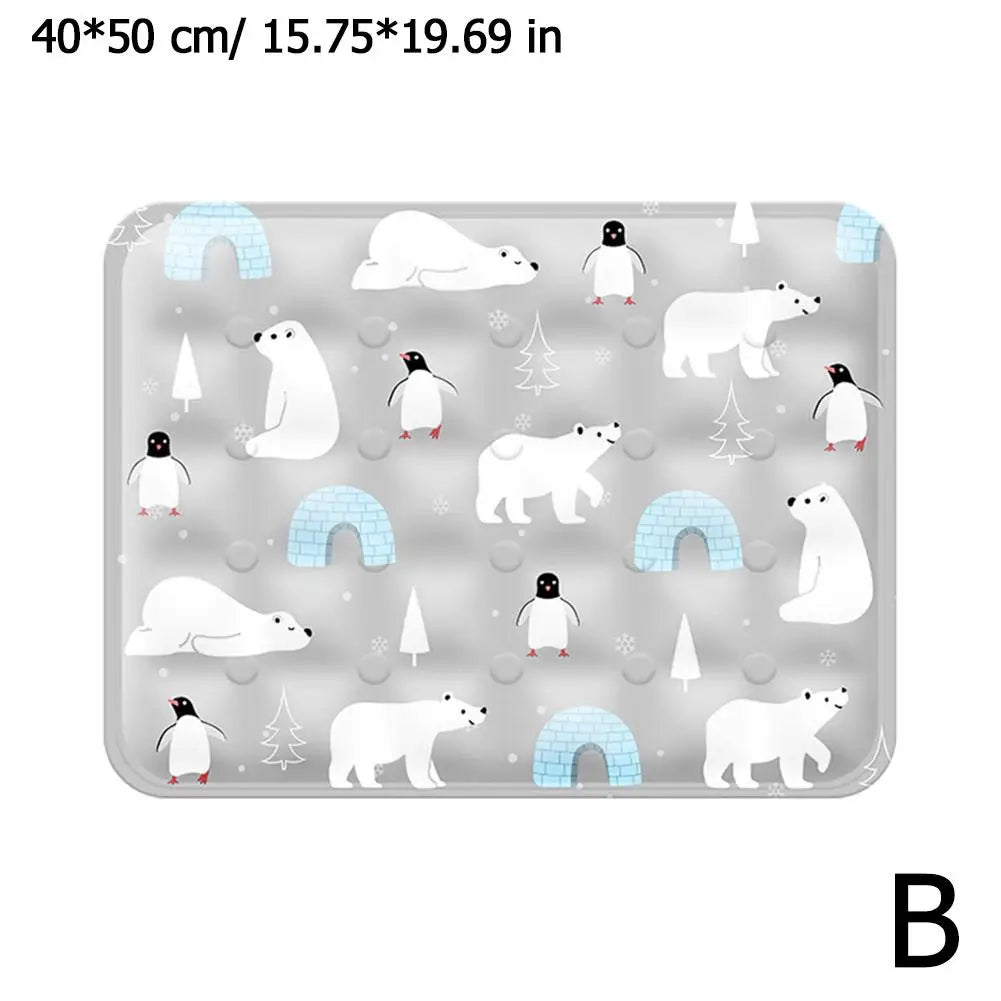 FrostPaws Koelmat voor Honden & Katten | Herbruikbaar & Gevuld met Gel | Voor Zomer & Reizen | PVC