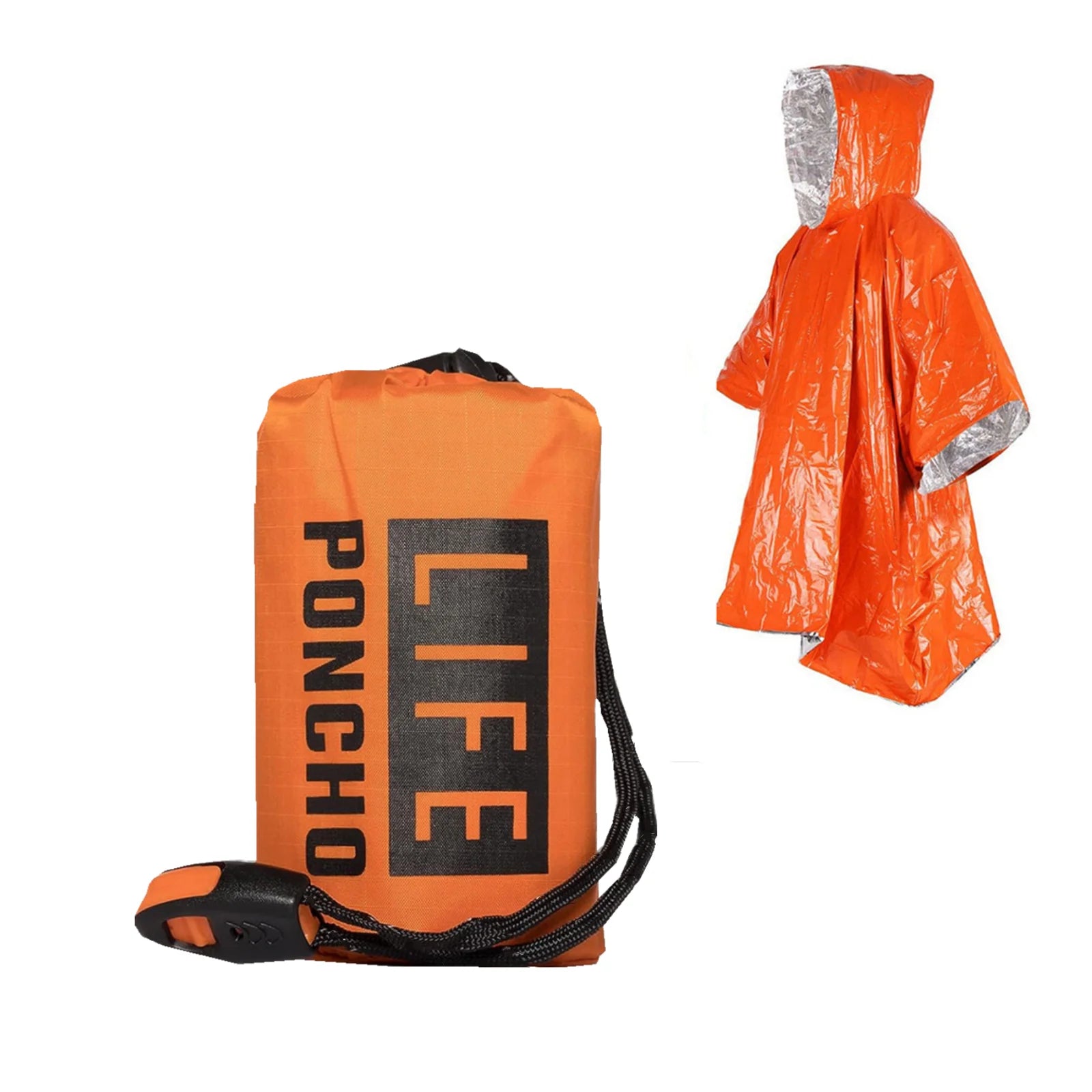 Opvouwbare Regenponcho – Bescherming tegen Weer & Wind