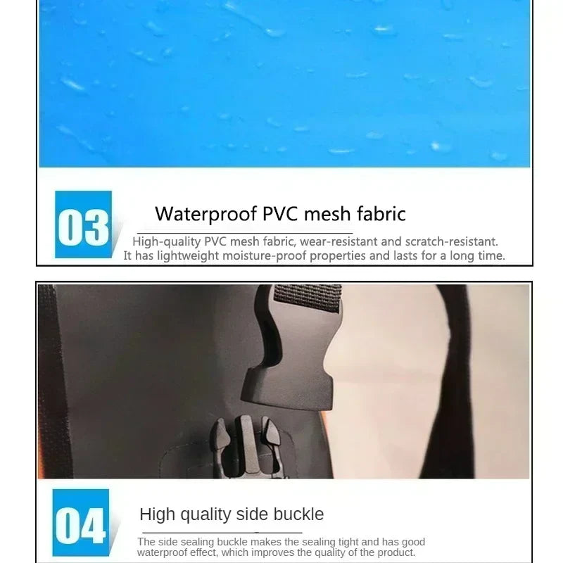 AquaGuard Rugzak 25L | Waterdichte en ademende rugzak voor kajak, trekking en outdoor avonturen