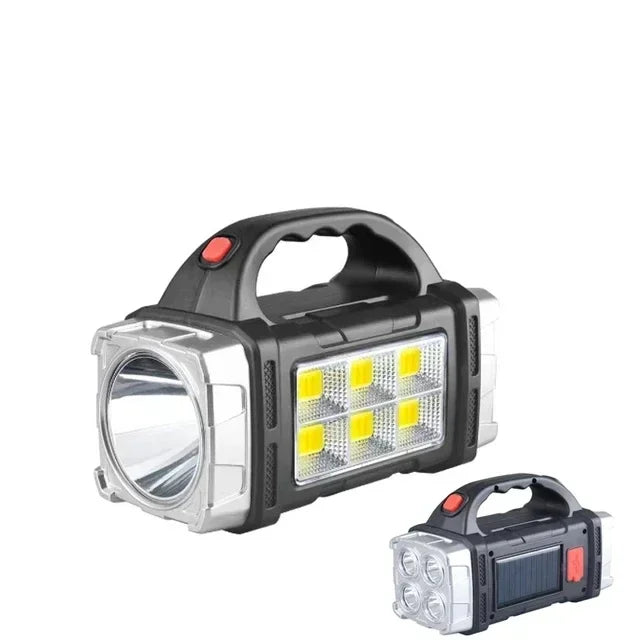 Zonne-energie Powerbank met Zaklamp – All-in-One Noodstroom