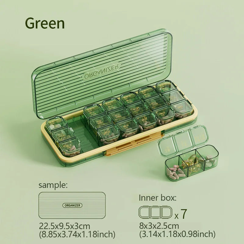 LuxaMed Medicijnen Organizer | Elegant en praktisch om uw medicijnen georganiseerd te houden