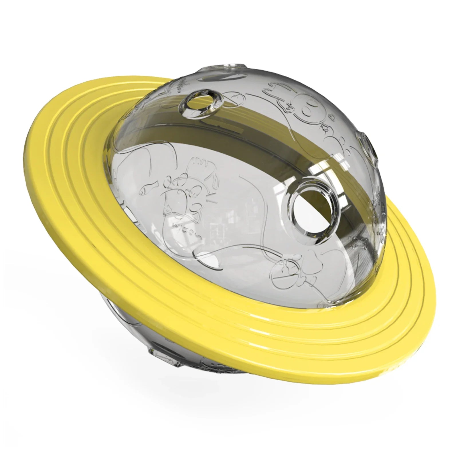 SmartPlay Disc Honden- & Katten Speelgoed | Interactieve Voederdispenser & Intelligentie Trainer | Frisbee & Slow Feeder