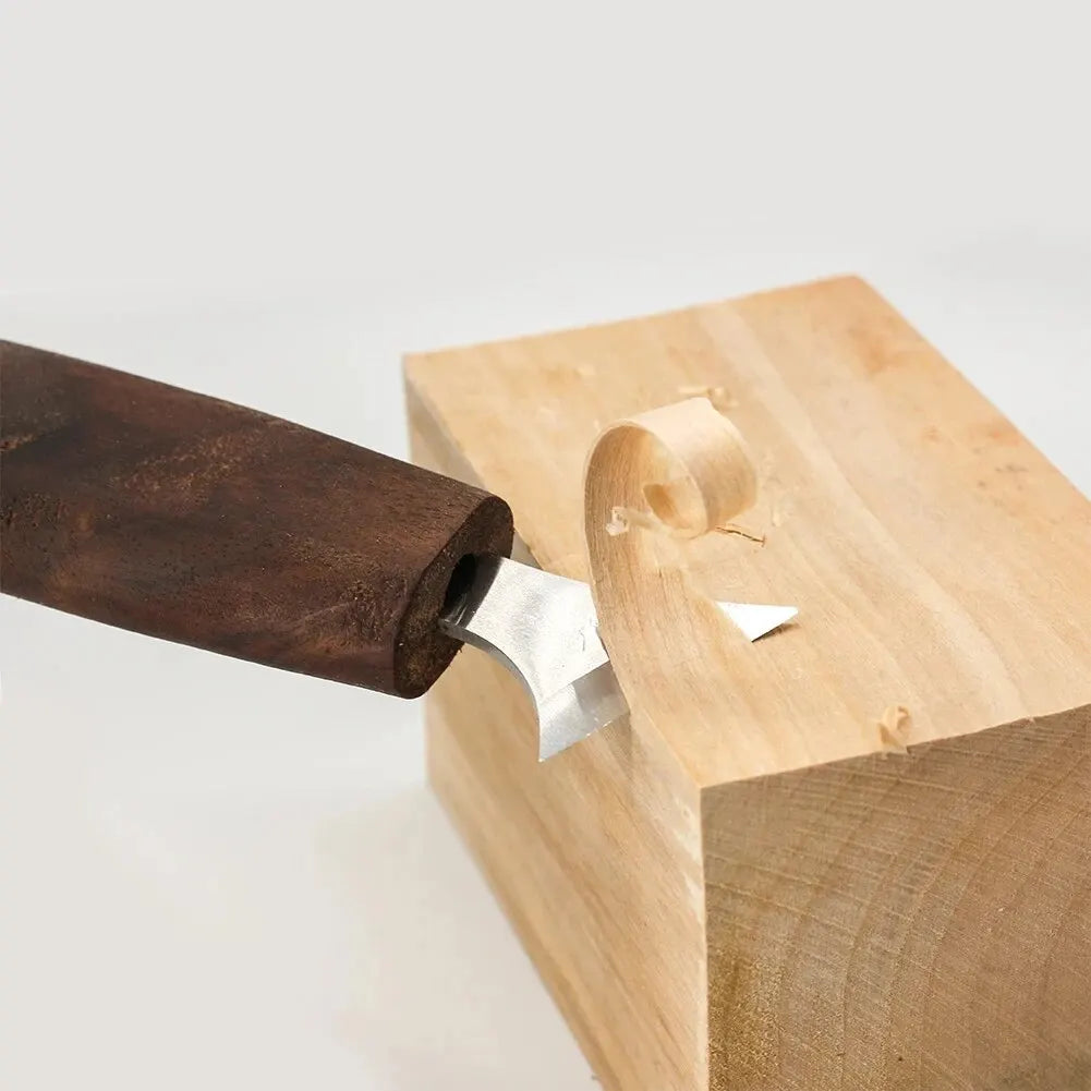8-delig houtbeitelset: Houtsnijderset met vijlen - Houten lepel snijset voor beginners