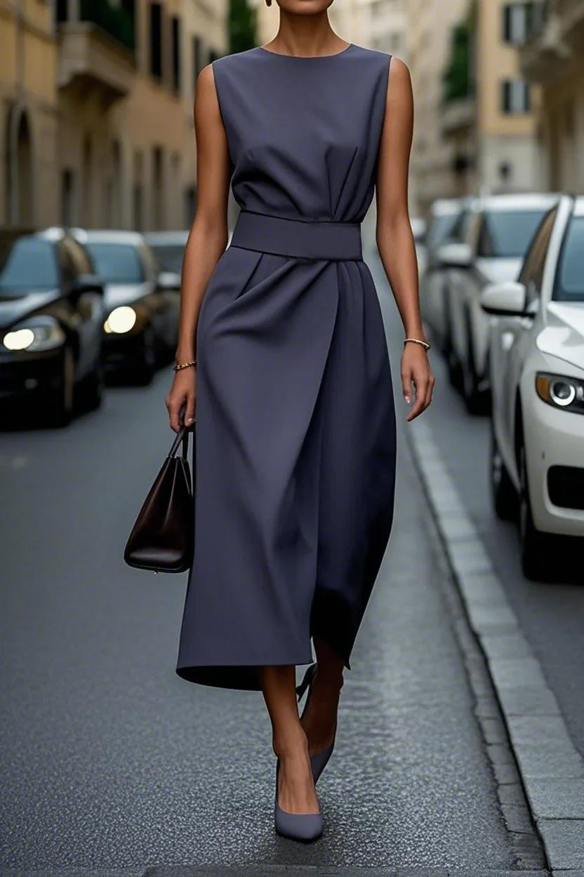 Eenvoudige en elegante jurk