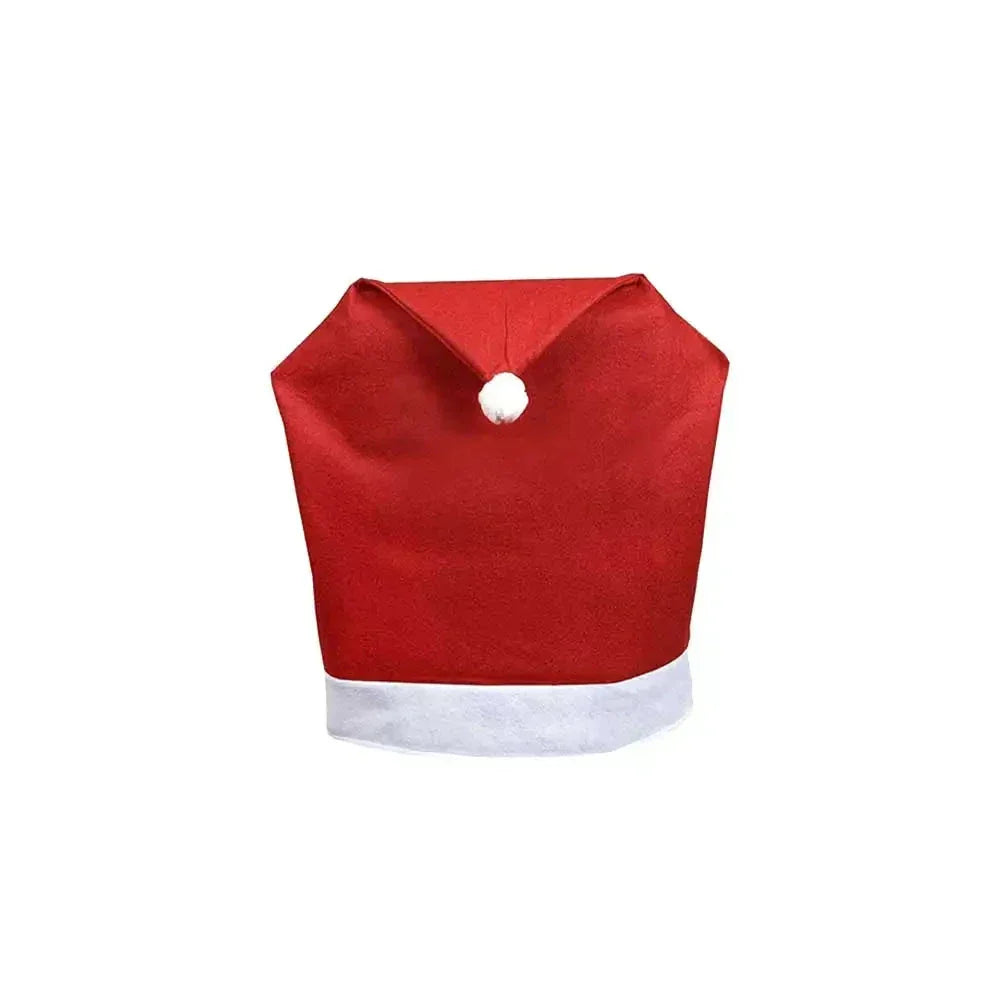 Christmas Kerst Stoelhoezen – Kerstmanmutsen voor Eetkamerstoelen