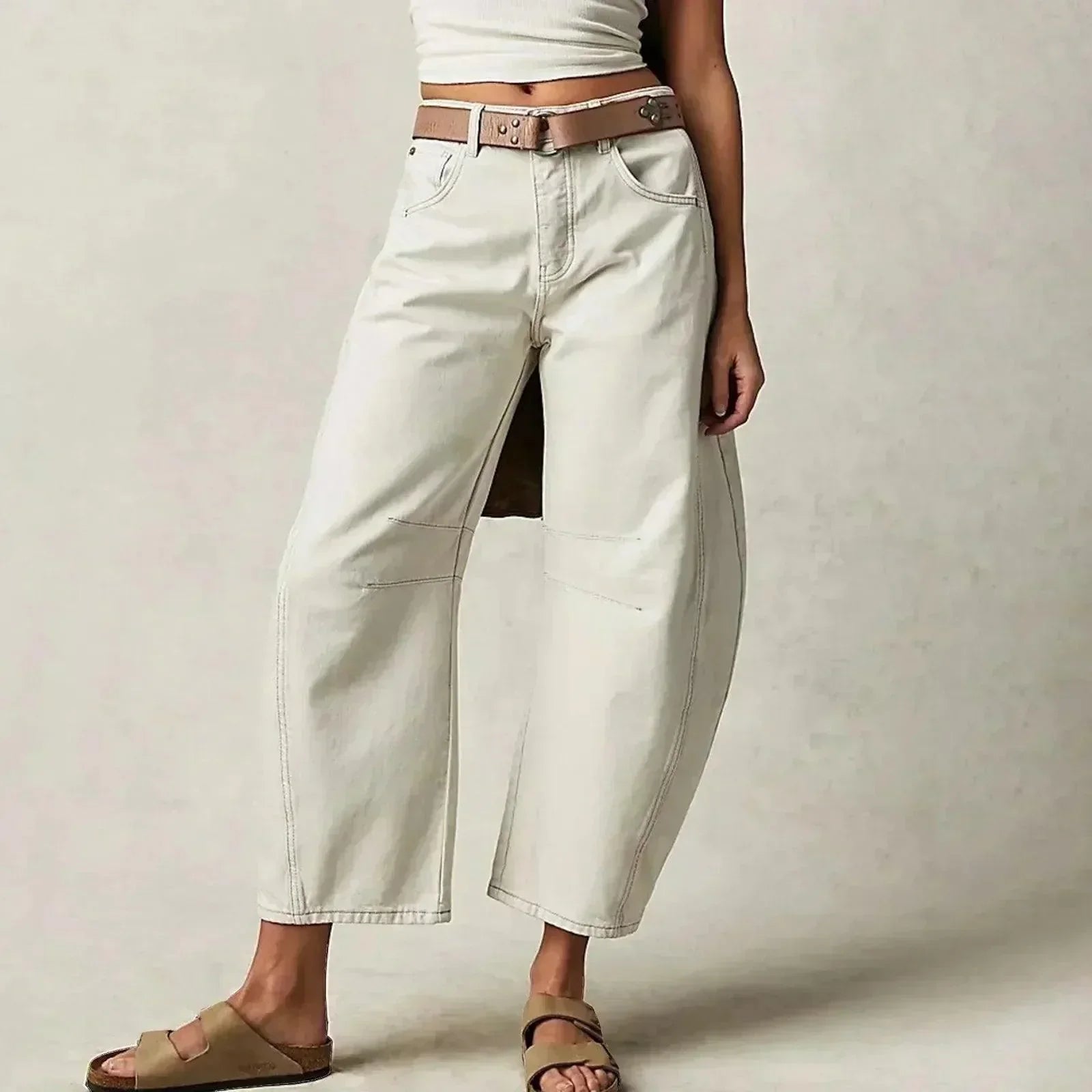 Hanna | Dames High-Waist Jeans met losse pasvorm