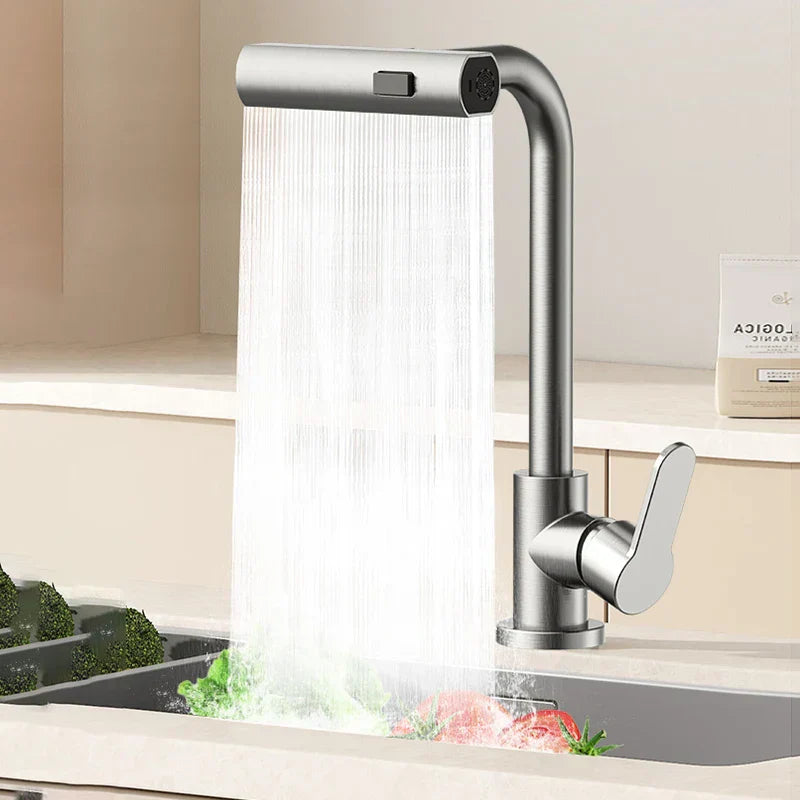 Stijlvolle waterval keukenkraan – Elegantie & functionaliteit verenigd