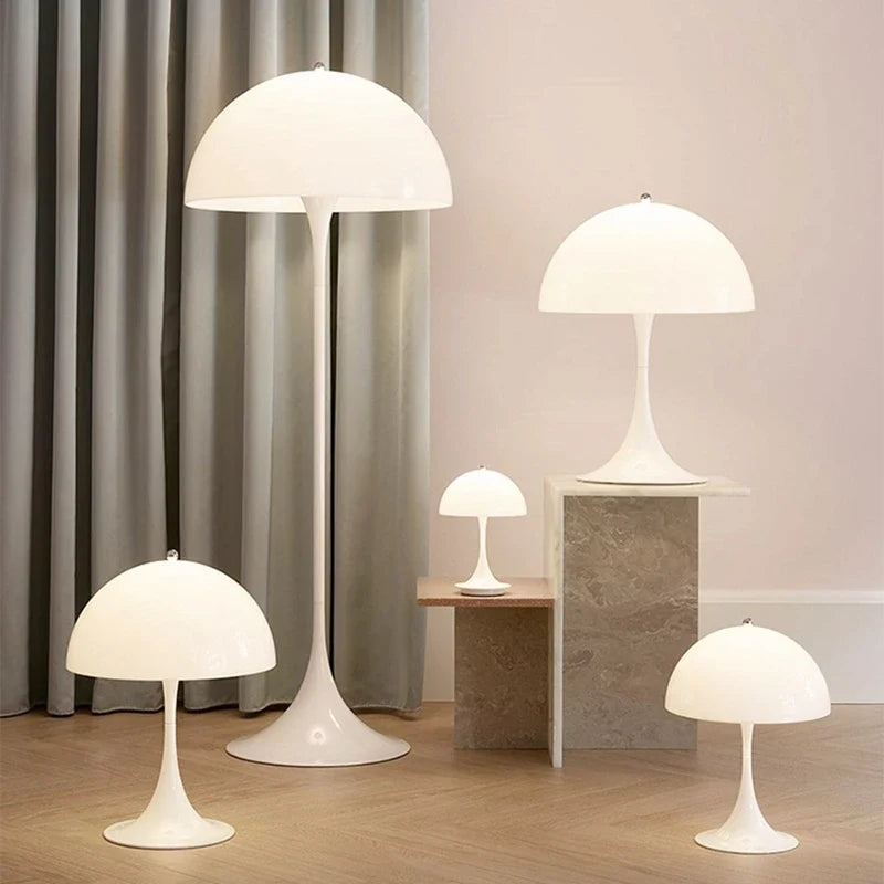 Panthella Tafellamp – Mid-Century Champignon Tafellamp met Zacht Verspreid Licht