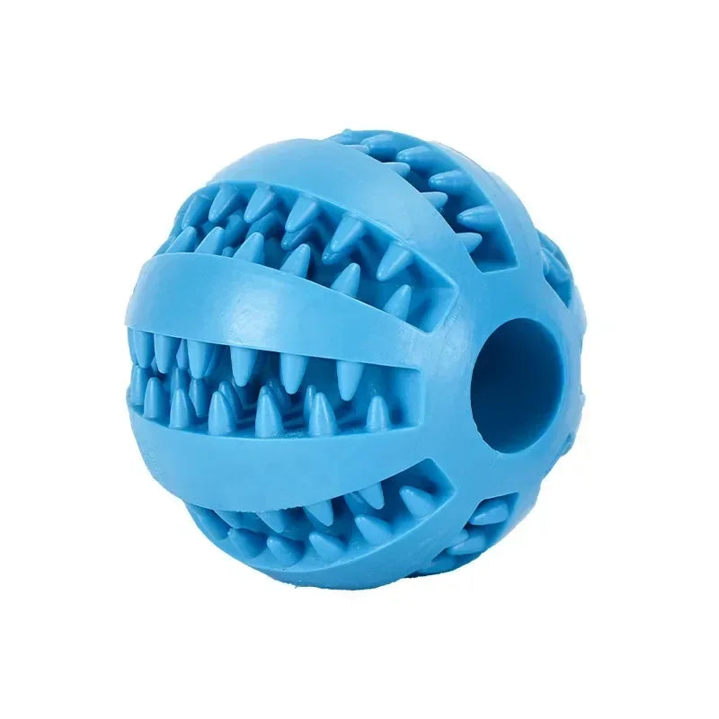 Hondenspeelbal ChewPlay FlexiBall | Interactief rubberen speelgoed met voerfunctie | Tandverzorging & Kauwen | Voor kleine honden