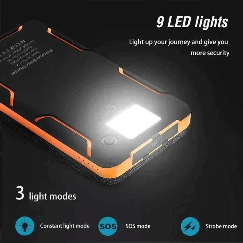 Zonne-energie Nood Powerbank 20.000mAh – Betrouwbare Stroom bij Stroomuitval