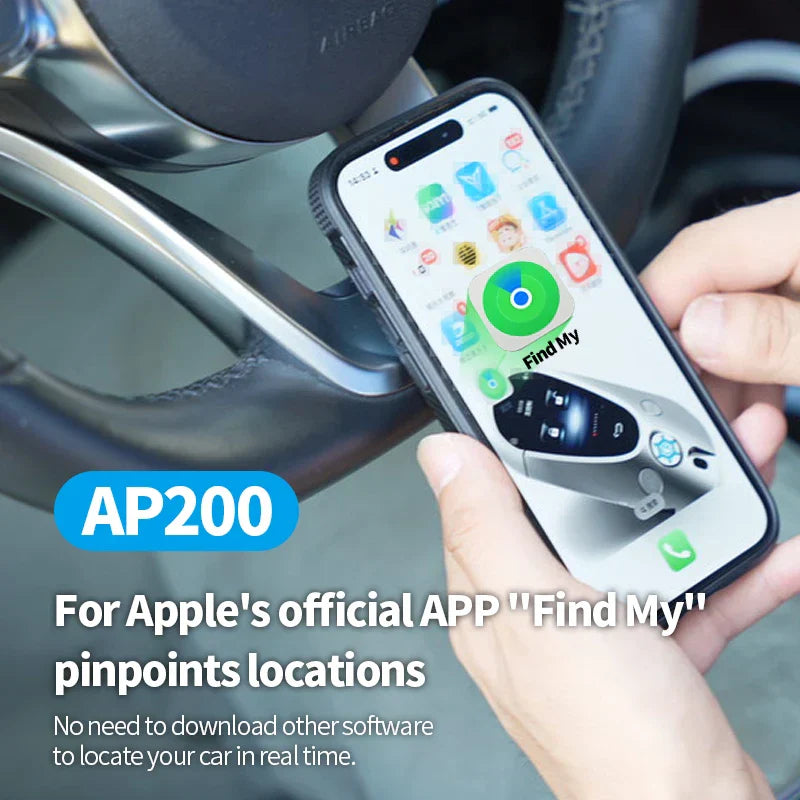 Slimme OBD GPS Tracker voor Auto - Real-Time Voertuigtracking met Oplaadfunctie en Apple Zoek Mijn Integratie