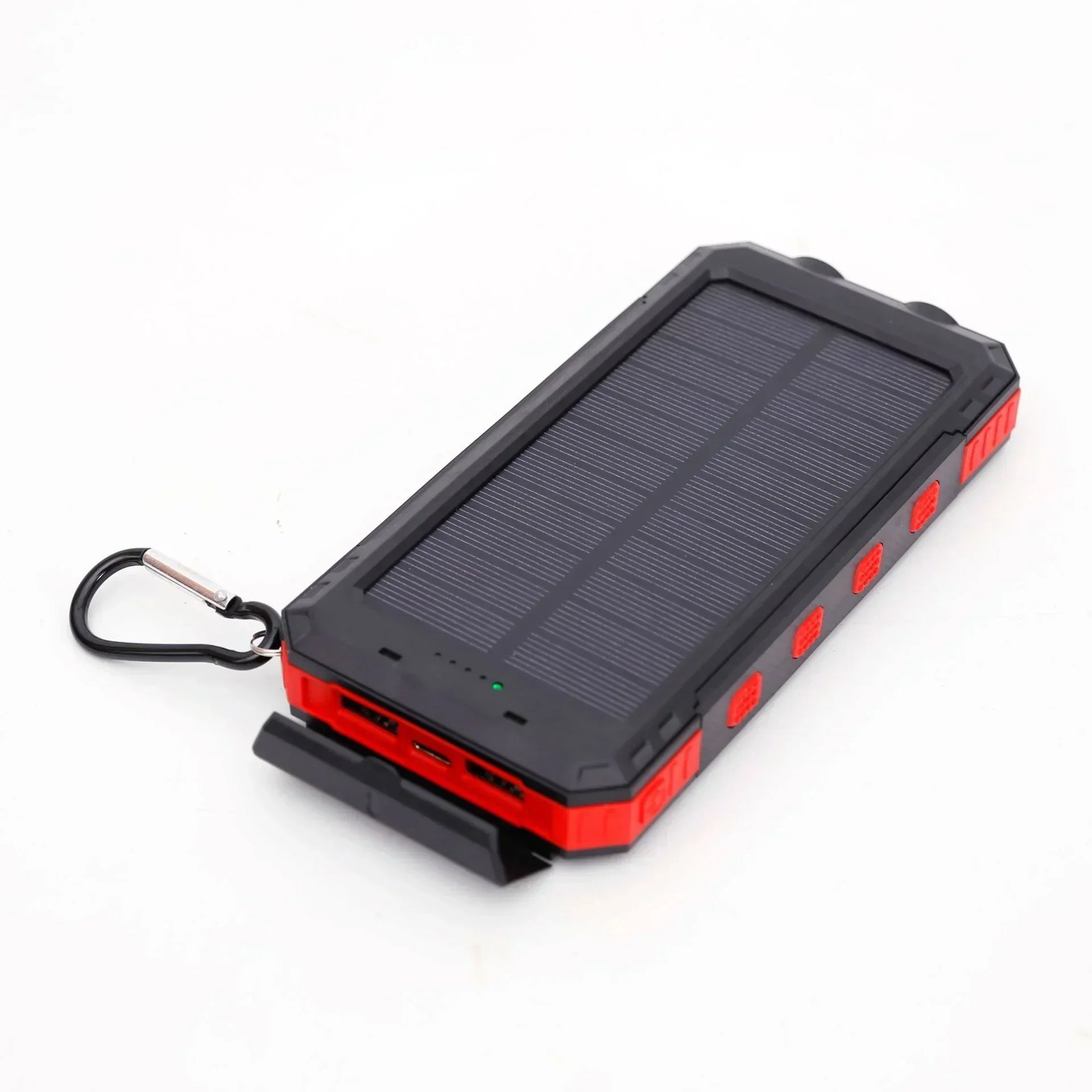 LuxuraVolt Draagbare Zonne Draadloze PowerBank | Duurzame energie voor onderweg en gemak