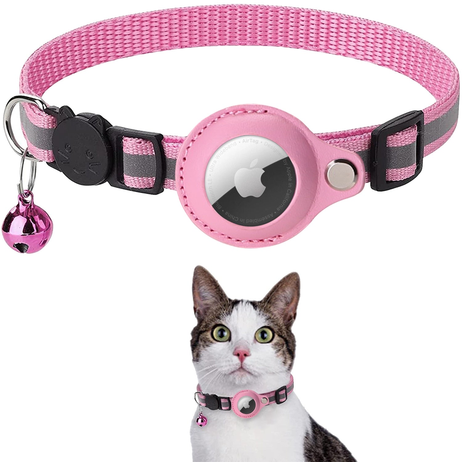 Airtag Kat Tracking Halsband - GPS Vinder & Antiverlies