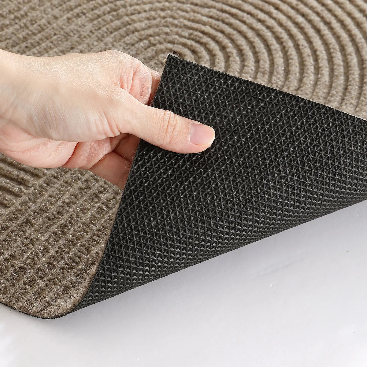 Nivara - 3D Groove Deurmat van Slijtvast Polyester met Antislip voor Binnen en Buiten