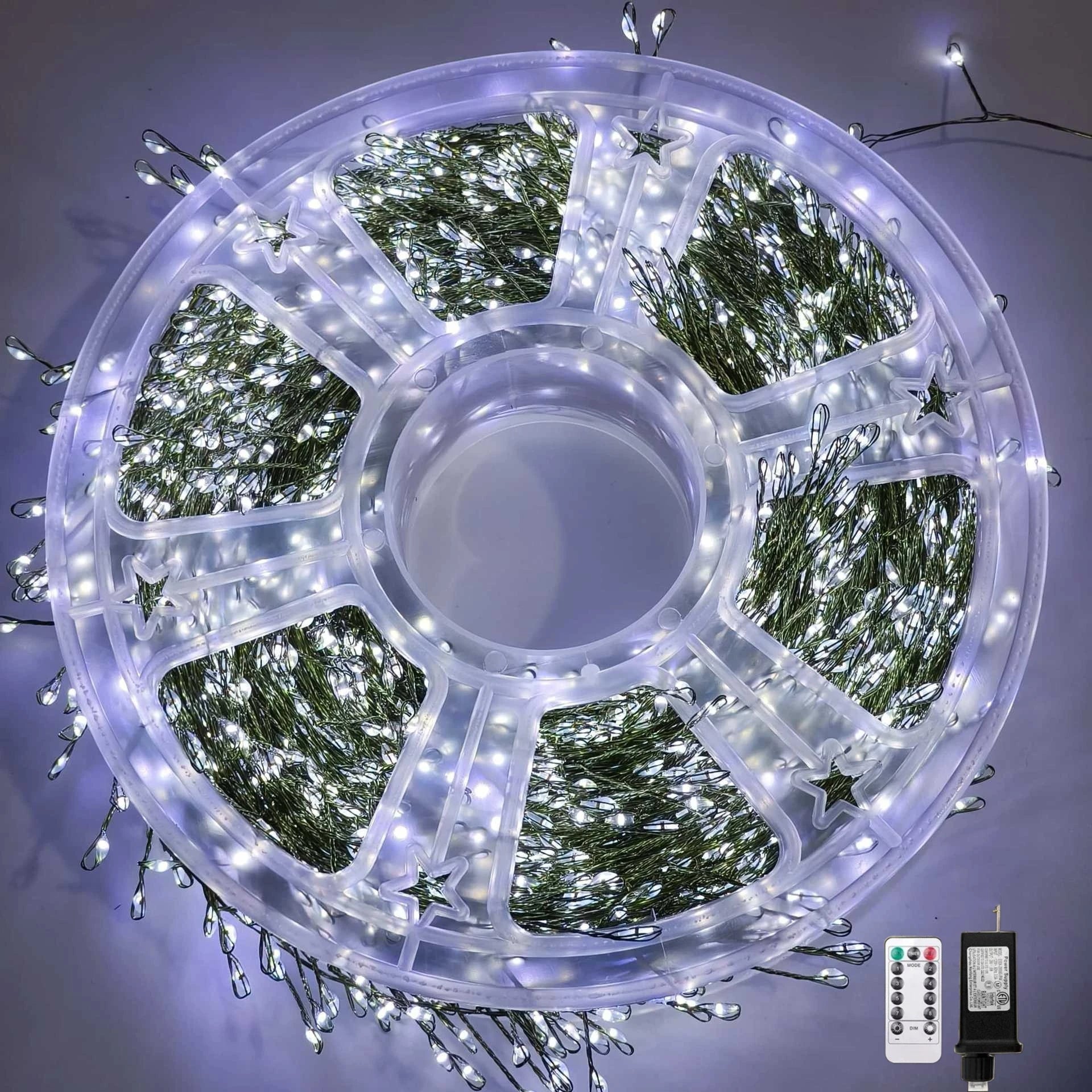LED Vuurwerk Lichtsnoer Met Afstandsbediening 30-75 m 900-2000 LEDs IP65 Waterdicht Voor Feesten