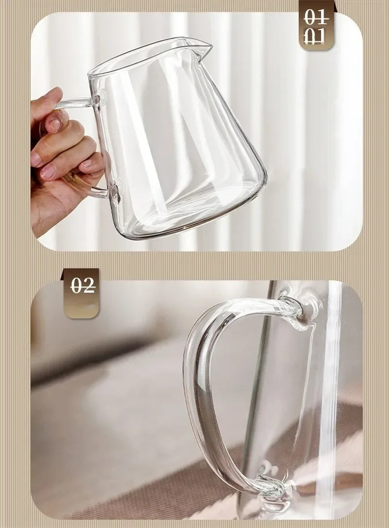 450ml-950ml Hittebestendige Glazen Theepot – RVS Theefilter, Bloemenketel voor Kung Fu Thee, Puer- en Oolong-thee