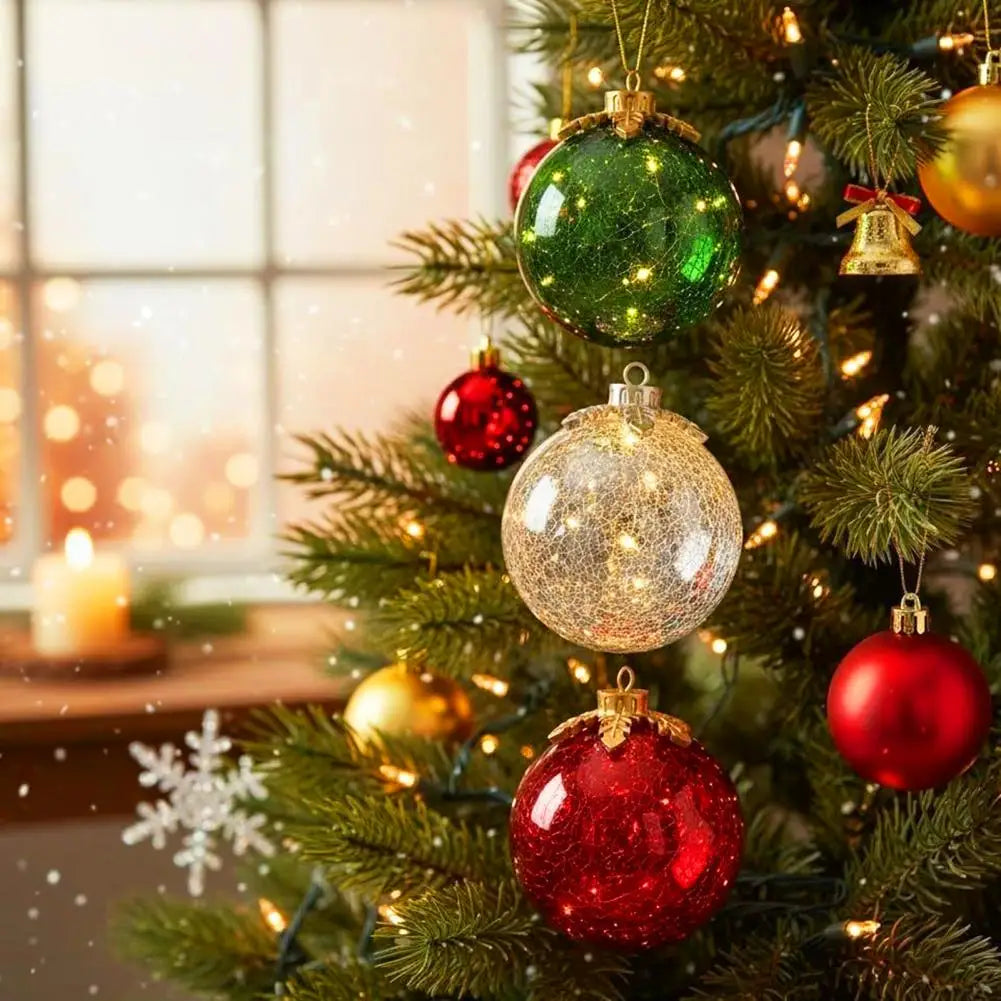 GlowSphere LED-Kerstbal – Warme Sfeerverlichting met Timerfunctie