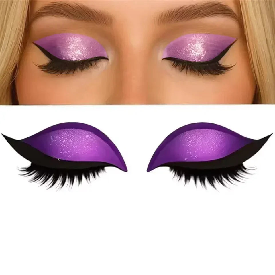 Oogmake-up Sticker | Directe Glam-Look in seconden | Herbruikbaar, waterdicht & aanpasbaar aan elke oogvorm