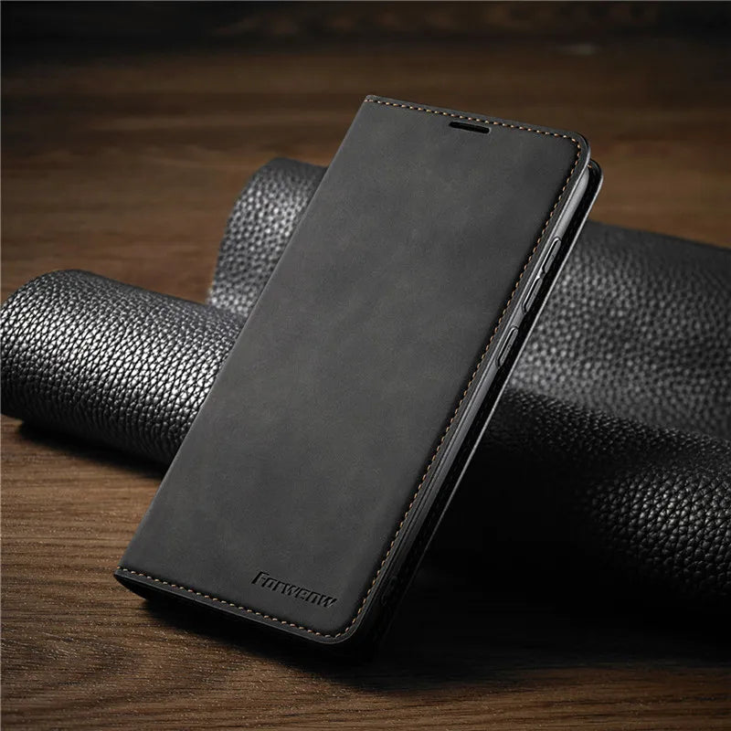 Magnetische Leren Hoes voor iPhone – Stijlvolle Bescherming