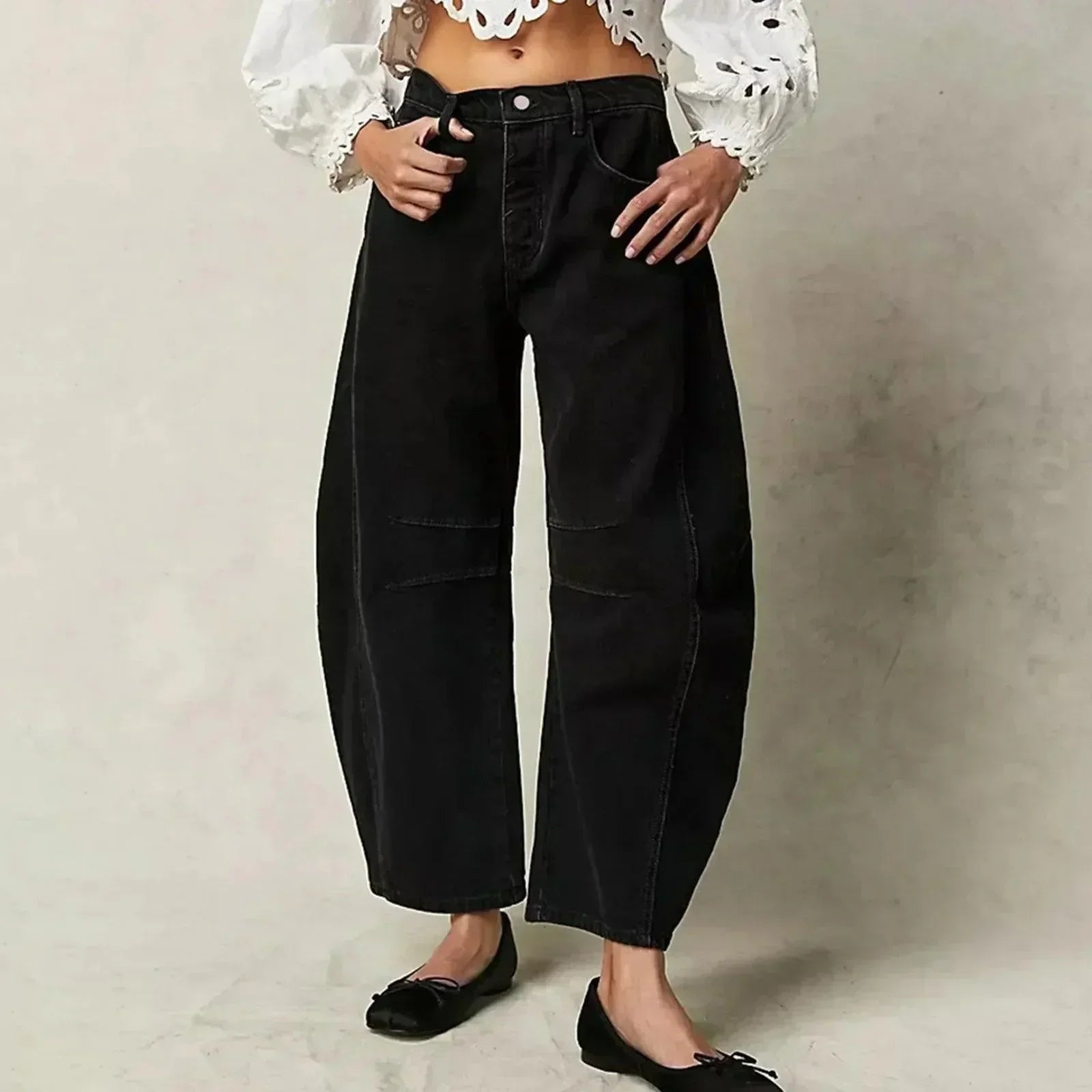 Hanna | Dames High-Waist Jeans met losse pasvorm