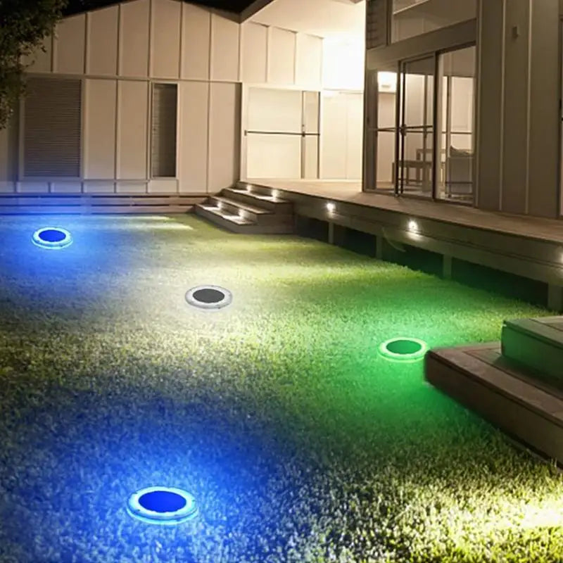 AquaLuxe Zonne-Poollicht | Drijvend, waterdicht en sfeervol blauw LED-licht