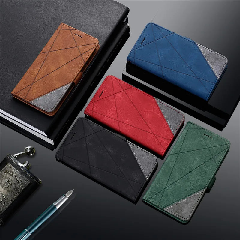 Flip Magnetisch Leren Hoesje voor Samsung Galaxy A Series