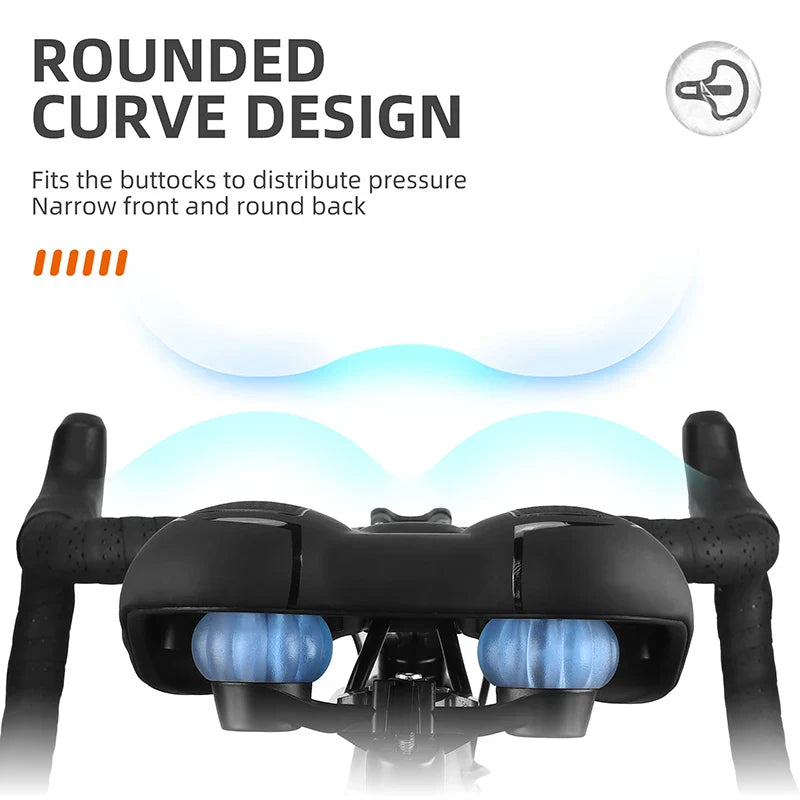 Comfortabele Schokbestendige Fiets Zadels met Hol Ontwerp – Antislip Kussen voor MTB en Racefiets