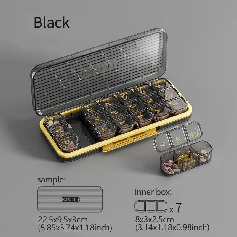 LuxaMed Medicijnen Organizer | Elegant en praktisch om uw medicijnen georganiseerd te houden