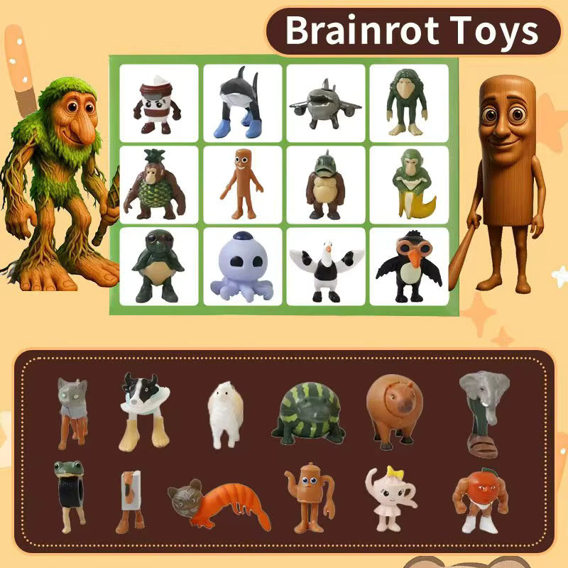BrainRotBox | Leuk Feestdagen Aftel Adventskalender voor Brainrot Enthousiastelingen