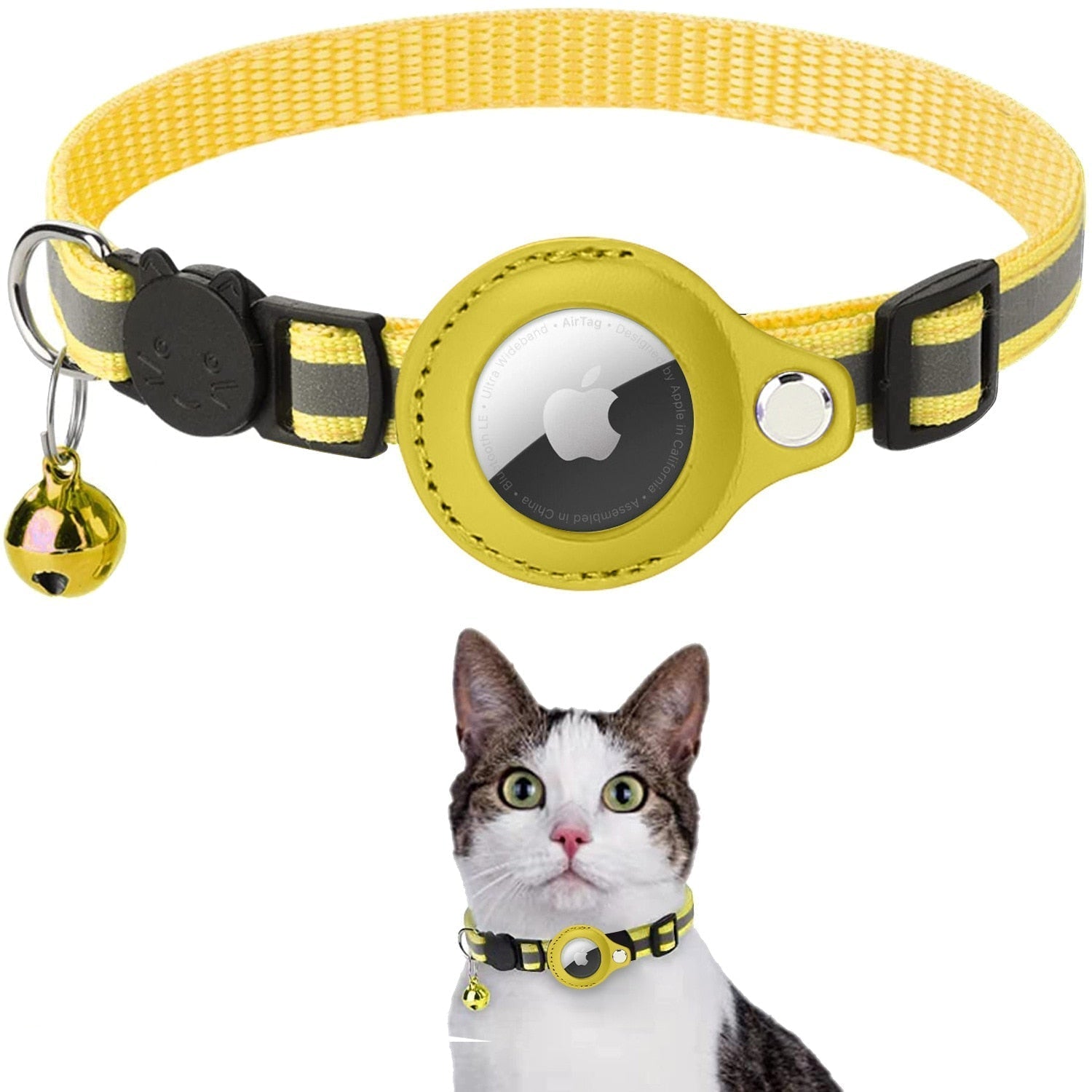 Airtag Kat Tracking Halsband - GPS Vinder & Antiverlies