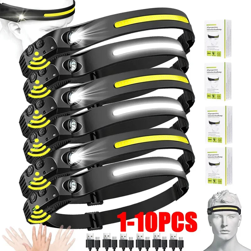 Oplaadbare LED Nood Hoofdlamp – Handsfree Licht bij Stroomuitval
