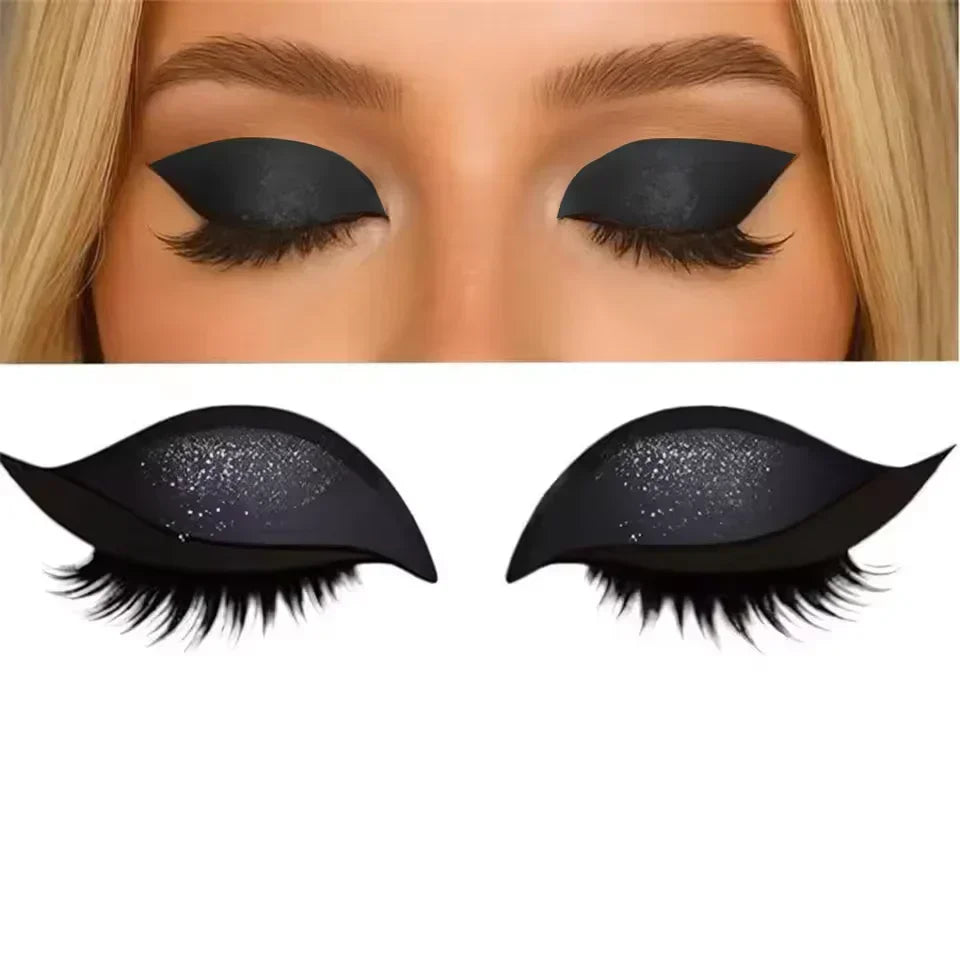 Oogmake-up Sticker | Directe Glam-Look in seconden | Herbruikbaar, waterdicht & aanpasbaar aan elke oogvorm