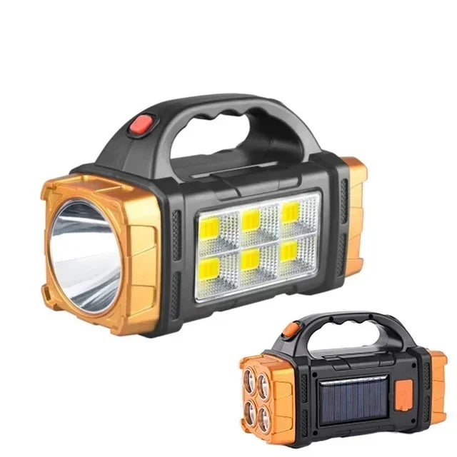 Zonne-energie Powerbank met Zaklamp – All-in-One Noodstroom