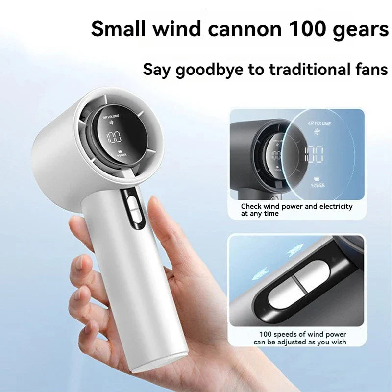 Ventomax Turbo Ventilator | Draagbare USB-vriendelijk ventilator voor kamperen en buitengebruik