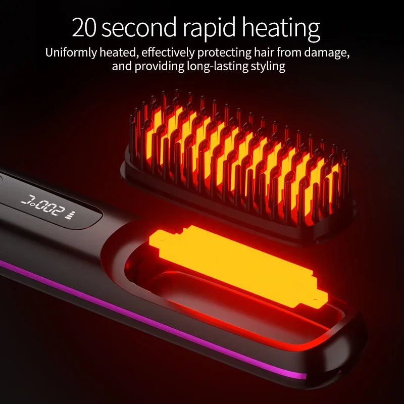 Glissara | Draadloze Haardroger | USB-oplaadfunctie & LCD-display | Keramiek & Ionen-technologie