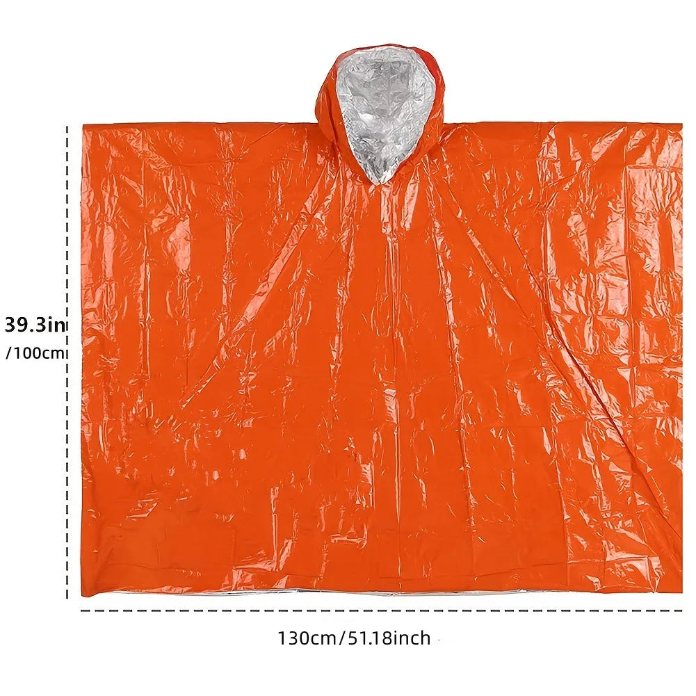 Opvouwbare Regenponcho – Bescherming tegen Weer & Wind