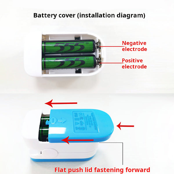 Draagbare Oximeter Meet Zuurstofniveau (SpO₂) & Hartslag