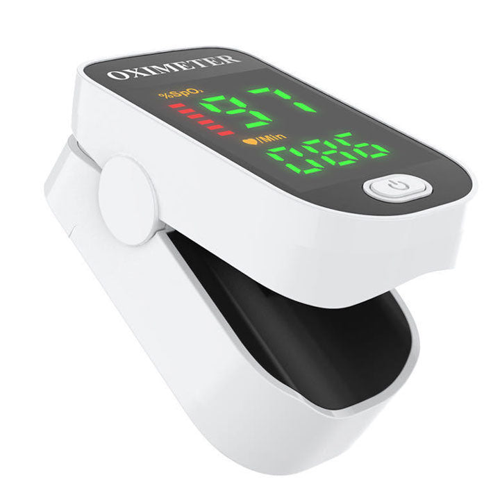 Draagbare Oximeter Meet Zuurstofniveau (SpO₂) & Hartslag