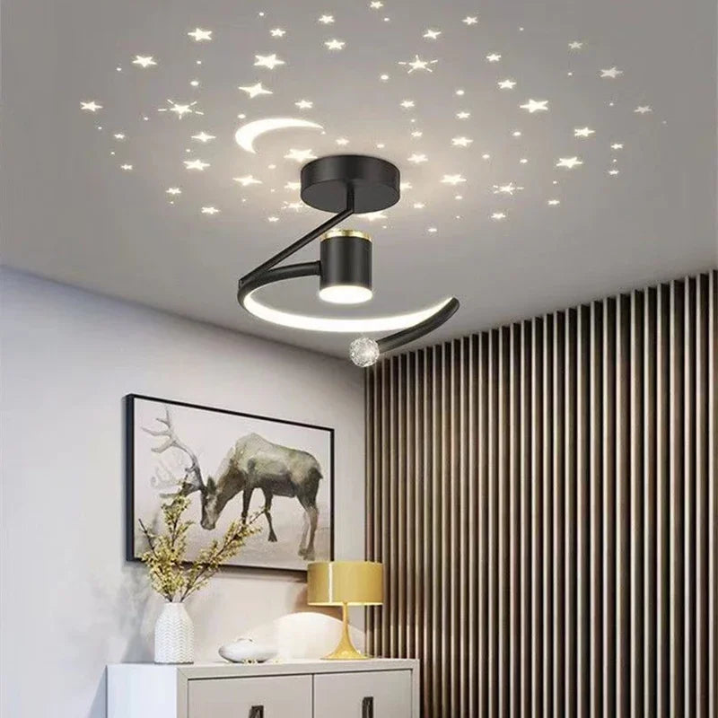 Moderne LED Plafondlamp Sterrenhemel Kroonluchter