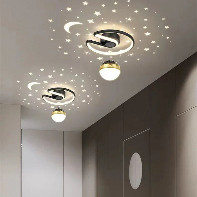 Moderne LED Plafondlamp Sterrenhemel Kroonluchter