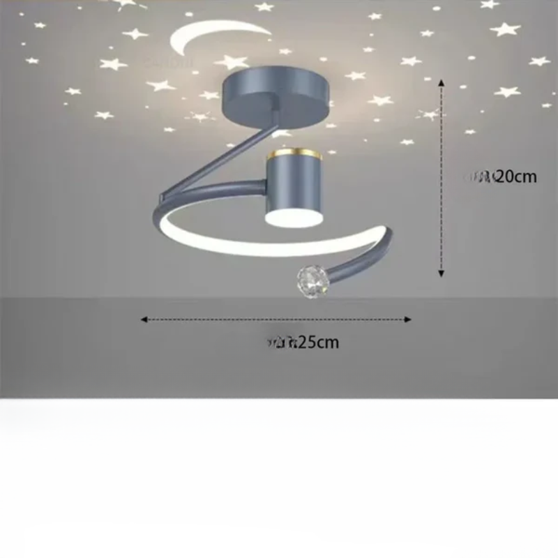 Moderne LED Plafondlamp Sterrenhemel Kroonluchter