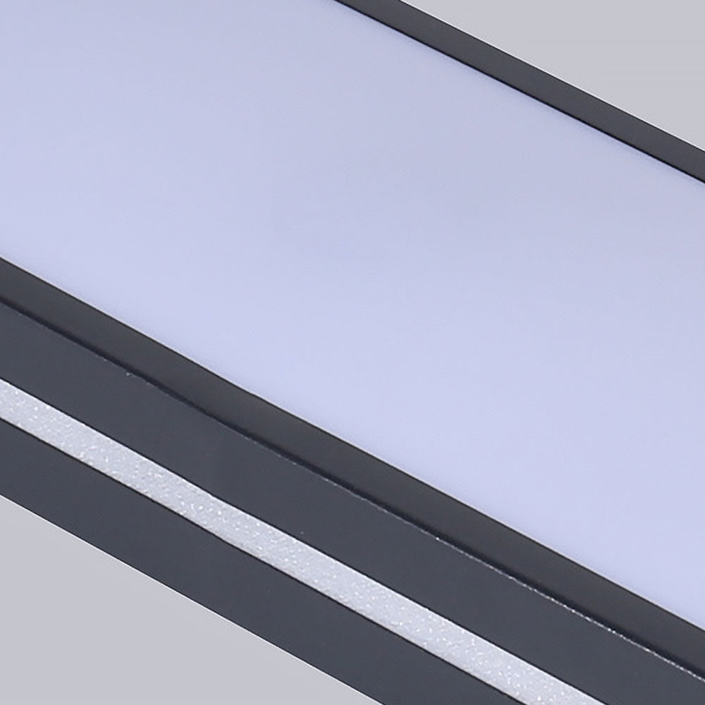 Minimalistische LED Plafondlamp van Ijzer en Acryl