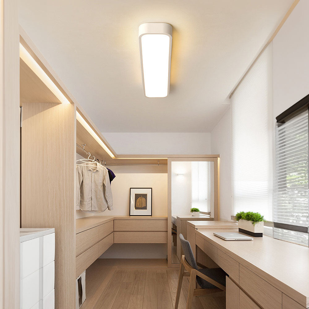 Minimalistische LED Plafondlamp van Ijzer en Acryl
