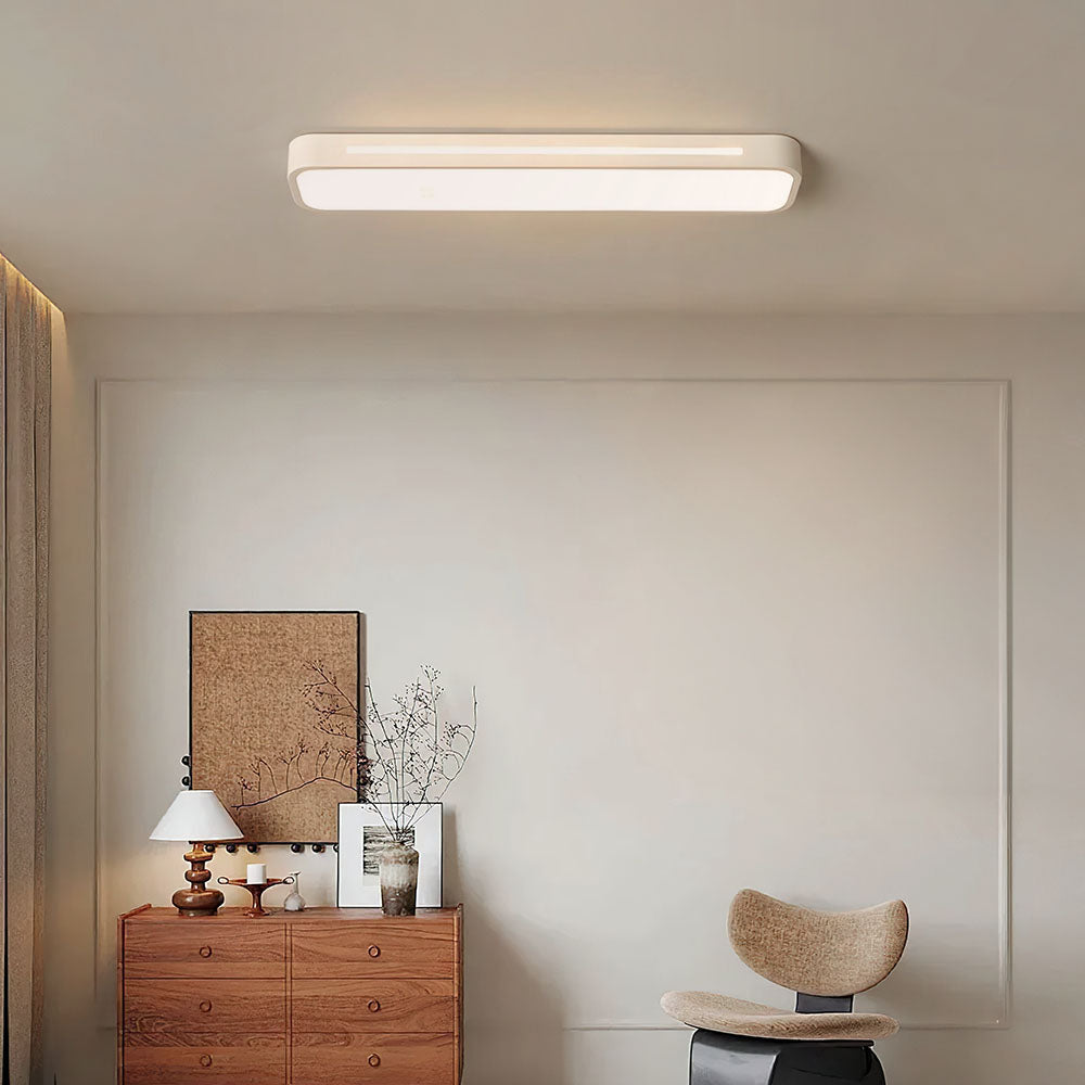 Minimalistische Lineaire LED Plafondlamp Ijzer Met Acryl