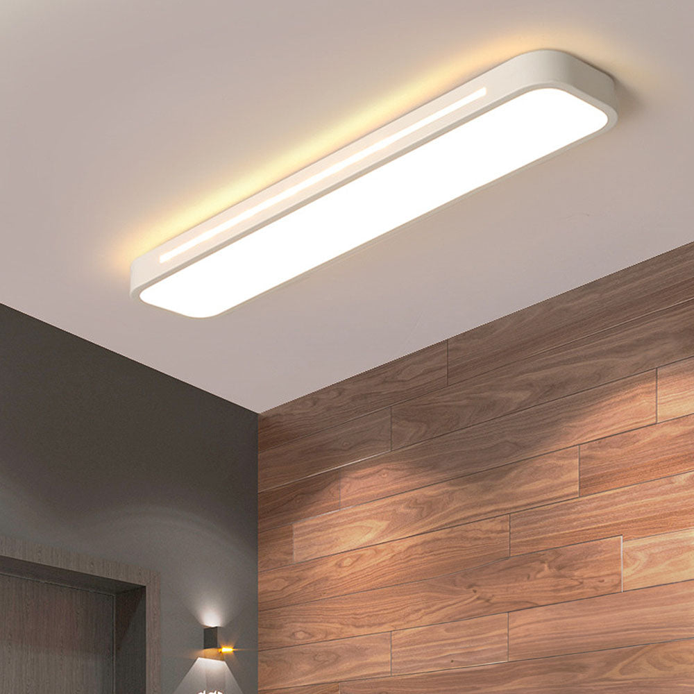 Minimalistische LED Plafondlamp van Ijzer en Acryl