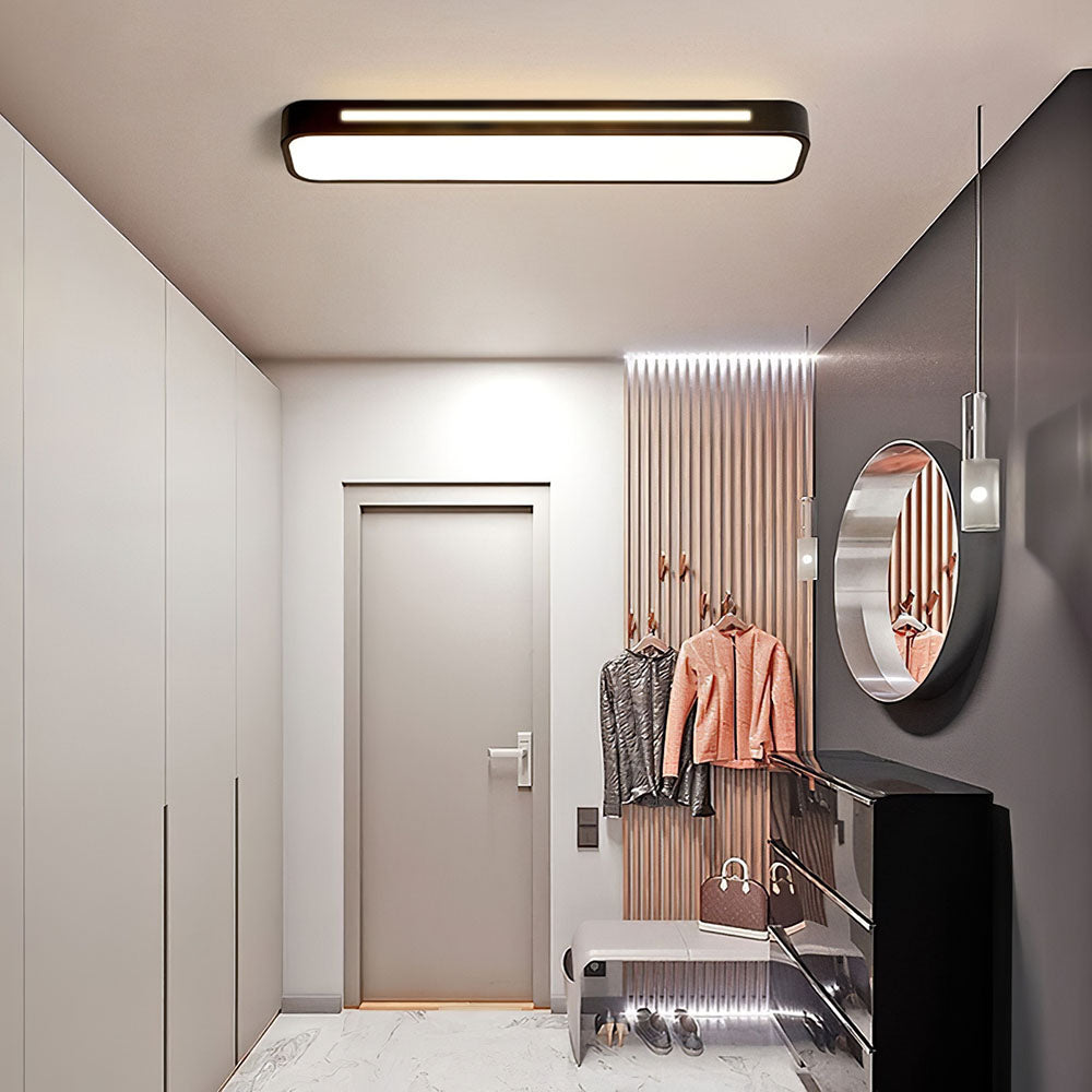 Minimalistische Lineaire LED Plafondlamp Ijzer Met Acryl